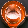 容山堂銅煮茶器 側把煮茶壺普洱黑茶泡茶蒸茶煮茶爐電陶爐套裝 手工紫銅錘目紋煮茶器 曬單實(shí)拍圖