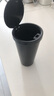車(chē)載垃圾桶防水杯型置物盒車(chē)內中控臺迷你多功能按壓式開(kāi)蓋收納盒 全黑色垃圾桶+1卷垃圾袋顏色隨 曬單實(shí)拍圖