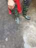 男士雨鞋高筒迷彩雨靴防滑耐磨牛筋底防水鞋長(cháng)筒膠鞋釣魚(yú)鞋48大碼 迷彩高筒雨鞋單款 46 曬單實(shí)拍圖