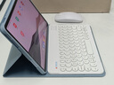 GOMI適用紅米平板Redmi Pad Pro保護殼12.1英寸2Pro磁吸無(wú)線(xiàn)鍵盤(pán)紅米Kpad保護套8.8英寸Pad2鼠標新款 【背光】天云藍+白色藍牙鍵盤(pán)（圓形鍵帽）+白鼠標 紅米Redmi Pad SE（11英寸） 曬單實(shí)拍圖