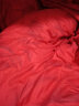 雅鹿·自由自在加厚牛奶绒被套单件单双人被罩被单床罩套红底兔子200*230 实拍图