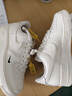 耐克NIKE女休閑板鞋空軍一號 AIR FORCE 1 運動(dòng)鞋HF1058-133白色 39 曬單實(shí)拍圖
