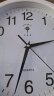 北极星（POLARIS）挂钟 时尚创意客厅钟表简约石英钟2842白色30cm 实拍图