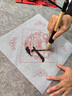 水寫(xiě)布對聯(lián)水寫(xiě)書(shū)法加厚七言春聯(lián)練習專(zhuān)用布7言練習新型仿宣專(zhuān)業(yè)款春聯(lián)布大號米格水洗布對聯(lián)紙套裝練字七字 年年有余米格23*138+斗方+碗+筆 無(wú)規格 曬單實(shí)拍圖