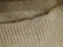 帕什 羊絨馬甲女100%山羊絨秋冬新款V領(lǐng)時(shí)尚百搭簡(jiǎn)約針織背心  MC-233 深駝色 L 曬單實(shí)拍圖
