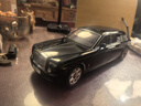 京商 京商 1:18  勞斯萊斯幻影 雙色加長版四門加長 汽車模型合金車模 幻影 黑色金腰線 曬單實拍圖