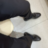 京東京造桑蠶絲休閑褲男夏季薄款冰爽西褲男直筒寬松商務(wù)黑31 曬單實(shí)拍圖