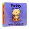 英文原版繪本 小毛孩系列一根毛小臟孩 Big Little/Potty  Leslie Patricelli 低幼兒童0-3歲紙板書(shū) 啟蒙認知行為習慣培養情緒管理 上廁所 曬單實(shí)拍圖