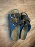 BIRKENSTOCK勃肯德國進(jìn)口男女款牛皮革經(jīng)典款軟木Arizona雙扣拖鞋七夕甄選 棕色常規(guī)版51101 42 曬單實拍圖