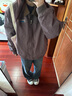 YOMC2025美式紫色棒球服外套女春秋款小個(gè)子刺繡翻領(lǐng)復古工裝夾克上衣 紫色 M 曬單實(shí)拍圖