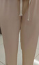 浪莎冰絲闊腿褲女夏季薄款防曬直筒高腰垂感寬松休閑家居褲涼涼褲 曬單實拍圖