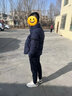 君羽戶(hù)外羽絨服男新款面包服700蓬白鵝絨立領(lǐng)加厚鵝絨服女SC62037 深藍 S 推薦男111-125斤/女110-120斤 曬單實(shí)拍圖