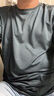 艾倫伯頓（Alen Botun）冰絲長(cháng)袖t恤男夏季薄款速干衣寬松徒步騎行運動(dòng)籃球訓練健身上衣 N023【冰絲降溫】 XL 曬單實(shí)拍圖