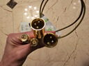 YYTCG  T3發(fā)燒卡儂公/母轉蓮花音頻線(xiàn)單晶銅鍍銀 RCA轉xlr音響線(xiàn)HIFI功放CD機音箱線(xiàn) 一對（蓮花轉卡儂公） 1.0米 曬單實(shí)拍圖