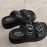 斯凱奇（Skechers）七夕禮物拖鞋女士2025年夏季增高涼拖鞋透氣軟底休閑沙灘鞋120040 曬單實(shí)拍圖