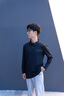 安踏商務(wù)通勤男士長(cháng)袖T恤秋冬季防曬翻領(lǐng)POLO衫打底純色休閑爸爸裝 【商務(wù)防曬抗皺】基礎黑-3 L 曬單實(shí)拍圖