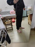 真維斯（JEANSWEST）褲子男春秋季修身彈力百搭休閑褲速干寬松束腳彈力運動(dòng)長(cháng)褲 黑色束腳 XL （建議125-145斤） 曬單實(shí)拍圖