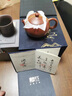 繁谷 宜興紫砂壺名家沈建康純?nèi)止た汤L大紅袍西施壺家用小容量茶具 西施壺 220ml 曬單實(shí)拍圖