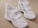奢馳路易（SECHILOUIS）品牌媽媽式?jīng)鲂浀纵p便魔術(shù)貼包頭2025夏季新款增高休閑小白鞋 白色網(wǎng)紗夏款 34 220mm 曬單實(shí)拍圖
