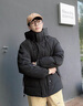 鴨鴨白色羽絨服男士裝冬季短款連帽立領(lǐng)工裝戶外加厚保暖防寒極寒衣服 YE4B008825W淺翠綠色 L（建議125-150斤） 曬單實(shí)拍圖