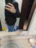 羅蒙（ROMON）夾克男外套春秋新款保暖加棉厚男士通勤棒球領茄克衫大碼男裝 黑色 加棉款 XL 曬單實拍圖