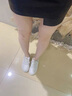 狄德拉小碼真皮內(nèi)增高小白鞋女2025春秋款厚底小個(gè)子百搭休閑運(yùn)動(dòng)松糕鞋 9cm白棕 (牛皮) 35 (225mm) 標(biāo)準(zhǔn)碼 曬單實(shí)拍圖