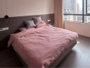 DAPU大朴 60支精梳纯棉磨毛四件套加厚冬季素色床单被套烟霞 1.8米床 实拍图