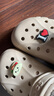 卡駱馳crocs秋冬新品暖棉洞洞鞋男女秋冬款貝雅暖棉拖鞋|205969 茶色/彩色-2ZM(建議買大一碼) 36 /37(220mm) 曬單實(shí)拍圖