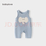 babylove寶寶背帶褲春秋外穿連體褲超萌可愛(ài)休閑長(cháng)褲洋氣嬰兒褲子 曬單實(shí)拍圖