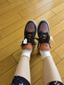 NIKE耐克Air Jordan 1 Low GS AJ1白褐紫 大童/女款低幫輕便休閑板鞋 FB9908-102 38 曬單實(shí)拍圖
