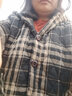 瑪菲萱冬裝棉衣棉服女中長款韓版寬松秋冬季外套棉襖冬季新款復(fù)古棉麻格 黑格【加絨加厚】 4XL 【建議135-145斤】 曬單實拍圖