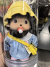 mengqiqi蒙奇奇公仔一對情侶娃娃毛絨玩具小號送女生萌琪琪玩偶生日禮物 蒙奇奇5313+5306 透明罐包裝 曬單實拍圖