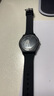 泰閣詩雅適配斯沃琪橡膠表帶手表帶針扣Swatch硅膠手表帶17mm19mm 黑色 17mm 曬單實拍圖