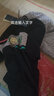 皮爾卡丹（pierre cardin）夏季冰絲短袖t恤男潮牌休閑運動(dòng)套裝寬松男士純棉短袖短褲兩件套 黑色上衣+短褲 2XL (體重140-160斤) 曬單實(shí)拍圖
