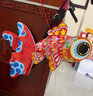 曇蓓漫 新年元宵節花燈diy手工兒童金魚(yú)燈籠幼兒園錦鯉元旦馬年手提燈籠 好運金魚(yú)燈DIY材料包【福運紅】 配電子教程，免裁剪安裝 曬單實(shí)拍圖