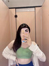 浪莎（LangSha）品牌無痕內(nèi)衣女大胸顯小聚攏上托調(diào)整型收副乳防下垂胸運(yùn)動文胸罩 果綠-單件 90A 2XL[90B/90C] 【24H速發(fā)】 曬單實(shí)拍圖