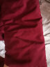 鸭鸭（YAYA） 奶奶冬装羽绒服女中老年女装加厚外套老人保暖防寒衣服QC 紫红色 2XL 建议115-130斤 实拍图