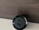 优必克轨道插座暗装黑色CD纹款厨房岛台餐边柜可移动滑轨插座QT-AB217 实拍图