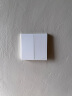 罗格朗（LEGRAND）开关插座面板 简悦系列陶瓷白色 86型墙壁插座 二开双控开关 晒单实拍图