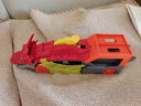 風(fēng)火輪（HOT WHEELS）軌道火辣小跑車合金車賽道車彈射饑餓鯊魚(yú)猛龍彈射兒童生日禮物 城市猛龍彈射運(yùn)輸車 曬單實(shí)拍圖