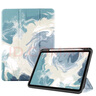 zoyu iPad Air7保護套帶筆槽11英寸2025款M3芯片適用蘋(píng)果Air6保護殼平板2024三折air5卡通可愛(ài)全包 冰川色【配鋼化膜】 2025/2024款Air7/6【11英寸】 曬單實(shí)拍圖