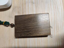 桓宇府四川金絲楠木無事牌手把件滿金絲烏木金絲楠汽車掛件手把件男 曬單實拍圖