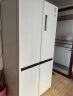 松下（Panasonic）大海豚575升十字对开门冰箱四开门 超薄嵌入式 干湿分储 一级能效双循环 磨砂白色NR-JW58CMA-W 实拍图