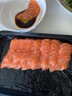 深?lèi)倓倥餐r三文魚(yú)肉腩拼盤(pán)400g 中段魚(yú)腩雙拼刺身大西洋鮭魚(yú)生魚(yú)片 魚(yú)肉+魚(yú)腩+甜蝦 475g 曬單實(shí)拍圖