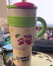 摩登主婦蠟筆小新保溫杯大容量吸管水杯巨無(wú)霸保冷隨行杯子冰霸杯 【升級-卡通防塵吸管帽】紅色冰霸杯+貼紙 1200ml 曬單實(shí)拍圖