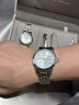 歐利時(shí)（OLEVS）瑞士認證品牌情侶手表夜光防水手表簡(jiǎn)約情侶表一對情侶款 間藍鋼帶/精美禮盒/定制刻字 曬單實(shí)拍圖