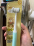 马博士儿童牙刷牙膏套装3-6-12岁3D三面清洁软毛婴儿牙刷口腔清洁 绿色 实拍图