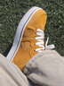 Walker Shopcirca專(zhuān)業(yè)耐磨滑板鞋多配色系帶全翻毛皮男女防滑減震3e潮流板鞋 橘黃 39 標準碼 曬單實(shí)拍圖