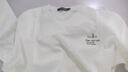 小白t春秋外穿男士冬季打底長(cháng)袖圓領(lǐng)純棉小T恤丅i恤 白色 XL 175 曬單實(shí)拍圖