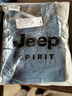 JEEP SPIRIT吉普牛仔褲男修身春夏季韓版小腳褲子男士休閑長(zhǎng)褲 藍(lán)色 36 曬單實(shí)拍圖